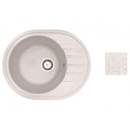 Мойка кухонная из искусственного камня RIO песочный, 570х450 мм, AV Engineering