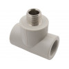 Тройник ПП комб. нар. 25х1/2", сер. FV Plast