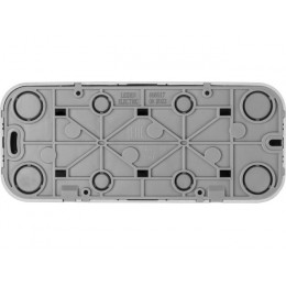 Розетка 3-ая (открытая, с/з) черная, Bailly, LEIDEN ELECTRIC