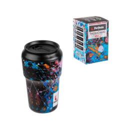 Термокружка, 450 мл, нержавеющая сталь, dark splash, серия 3D, PERFECTO LINEA