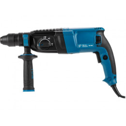 Перфоратор BULL BH 2602 в чем. Xcase 800 Вт, 3.0 Дж, 4 реж. + 2 зубила, 3 сверла, БЗП в комплекте