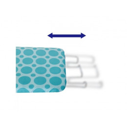 Доска гладильная Standard 1 (ДСП 1220х300 мм), с подставкой под утюг, PERFECTO LINEA