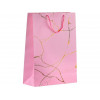 Пакет подарочный с ручками, 42х31х12 см., розовый, серия Amelia, PERFECTO LINEA