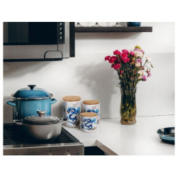 Банка для сыпучих продуктов керамическая 750 мл, серия BLUE DRAGON, PERFECTO LINEA