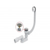 Сифон для ванны click/clack (длина 80 см), металл, Alcaplast