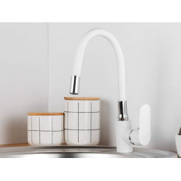 Смеситель для кухни D35-A, серия 290 белый, ECONOCE