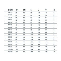 Муфта ПЭ ред. 63 х 32, AV Engineering