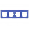 Рамка 4-ая горизонтальная темно-синяя, RITA, MUTLUSAN