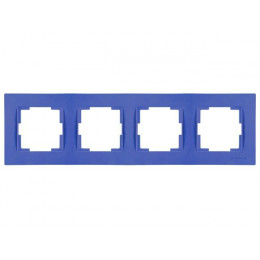 Рамка 4-ая горизонтальная темно-синяя, RITA, MUTLUSAN