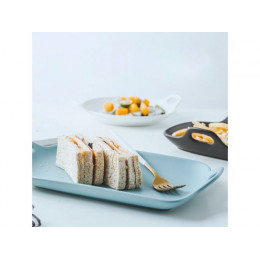 Блюдо керамическое, 29х17х4.5 см, серия ASIAN, серое, PERFECTO LINEA