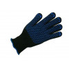 Перчатки п/шерстяные с ПВХ "Спец", 7 класс, черные (мин. риски)