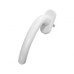 Ручка для пластиковых окон ЛУНА (HOPA) штифт 35 мм белая RAL-9016