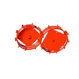 Грунтозацепы (комплект) KF для Oleo-Mac, V-400, V-500 (диам.340мм, шир. 90мм, 3 обруча)