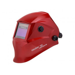 Щиток сварщика с самозатемняющимся светофильтром Solaris ASF650Х (красный металлик)
