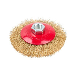 Щетка дисковая гофр.100мм/M14 GEPARD (GP0870-100)