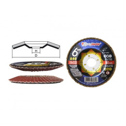 Круг лепестковый 125х22мм А40 конич. КЛТ6 (Луга)