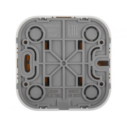 Выключатель 1 клав. (открытый, 10А) бежевый, Bailly, LEIDEN ELECTRIC