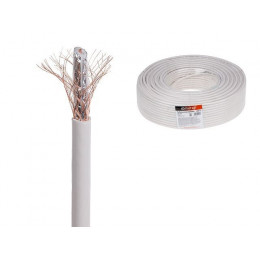 Кабель коаксиальный SAT 50 M (75 Ом), Cu/Al/Cu 64% 100м Юпитер