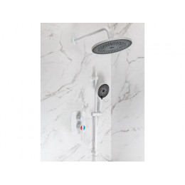 Душевая система (Lt) D35, серия Lotus белый, a-five