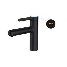 Смеситель для умывальника (Lt) D35, серия Lotus черный, a-five