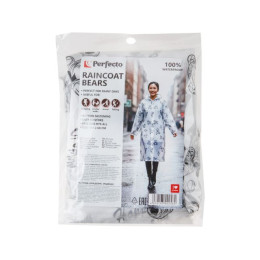 Плащ-дождевик, медведи, PERFECTO LINEA