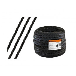 Ретро провод "Эко" 3х2,5 витой, черный (50м) TDM