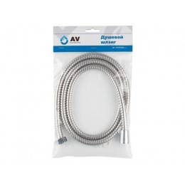 Шланг душевой, SUS/PVC, 1/2" г-г 150 см, мат., AV Engineering