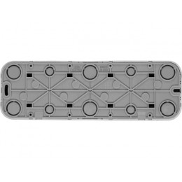 Розетка 4-ая (открытая, с/з) черная, Bailly, LEIDEN ELECTRIC