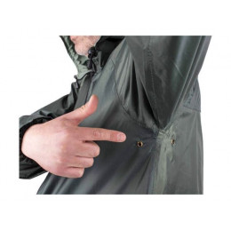 Плащ-дождевик ПВХ "Тайфун" р. 44-46 рост 170-176 зеленый