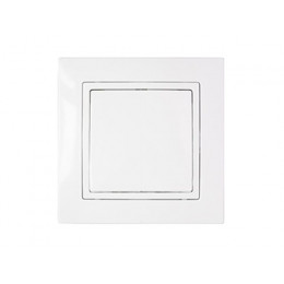 Выключатель 1 клав. проходной (скрытый, 10А) белый, Уют, Bylectrica