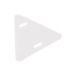 Бирка кабельная "У-136" (Треугольник), белая (100 шт/уп.) REXANT