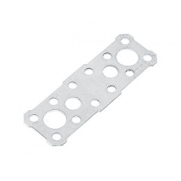 Пластина крепежная 100х35 белый цинк Цвiк