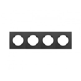 Рамка 4-местная графит, Прованс, Bylectrica