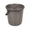 Ведро пластмассовое, 7 л, Rock'n'Roll, антрацит, Spin&Clean