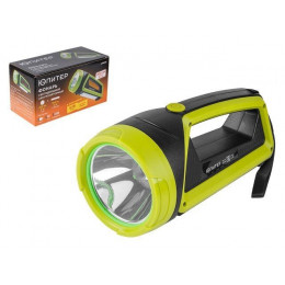 Фонарь светодиодный аккум. 5Вт+5Вт (зел.) ЮПИТЕР