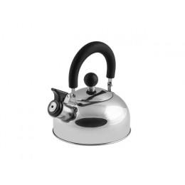 Чайник со свистком, нержавеющая сталь, 1.5 л, серия Holiday,  серебристый металлик, PERFECTO LINEA