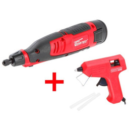 Гравер аккумуляторный WORTEX MG 1213 ELi в кор. + аксессуары + АКЦИЯ (    WORTEX GG 071