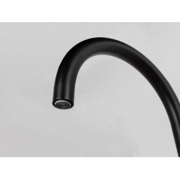 Смеситель для кухни (Lt) D35, серия Rose черный + белый, a-five