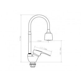 Маркер-краска промышленный зеленый MUNHWA INDUSTRIAL