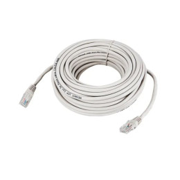 Пaтч-корд 10м U/UTP, CAT 5e, RJ45-RJ45, PVC серый REXANT