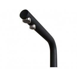 Смеситель для кухни (SUS 304) D35, серия ZAR с краном для пит. воды черный AV Engineering