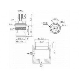 Кран-букса керамическая, тип I, AV Engineering