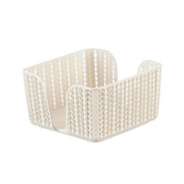 Салфетница ВЯЗАНИЕ (белый) IDEA