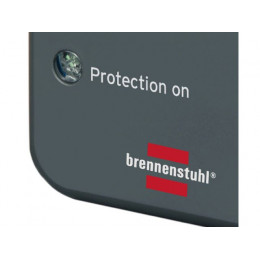 Розетка с защитой от перенапряжения Brennenstuhl Primera-Line 13 500 А, антрацит