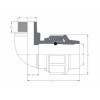 Колено ПЭ 32 х 1 1/4" нар., AV Engineering
