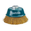 Щетка д/шлиф.маш. проволочная, чашечная 100мм / М14 MAKITA