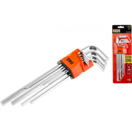 Набор ключей шестигр. 1,5-10мм 9шт экстрадлинн. PRO STARTUL (PRO-89509)