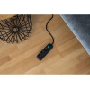 Удлинитель 5м (3 роз., 3.3кВт, с/з, выкл., ПВС) черный Brennenstuhl Eco-Line