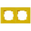 Рамка 2-ая горизонтальная желтая, RITA, MUTLUSAN