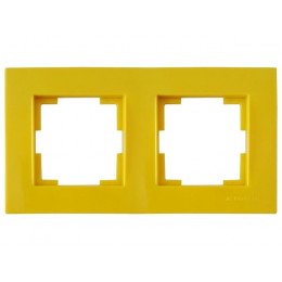 Рамка 2-ая горизонтальная желтая, RITA, MUTLUSAN